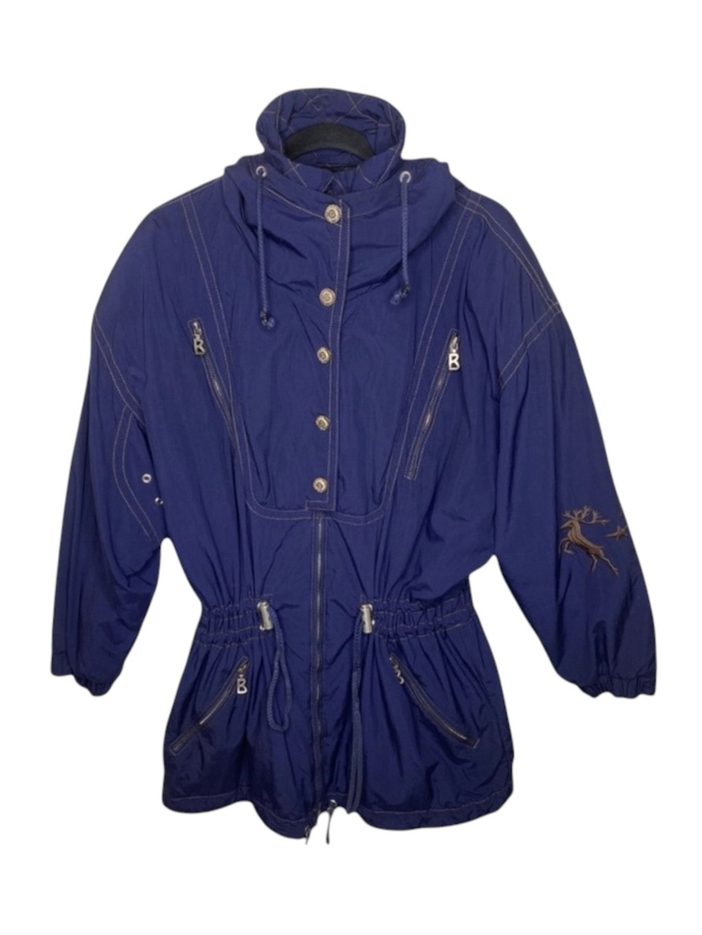 Vintage: Bogner ✧ Reindeer Embroidery Ski Snowboard Winter Anorak Jacket Parka ✧ - Picture 3 of 16